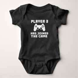 Spelare 3 har gått med den modiga roliga bebiset t shirt