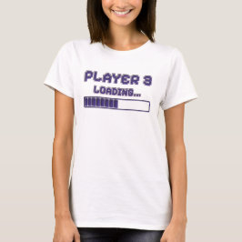 Spelare 3 T-Shirt för graviditetsbekräftelse