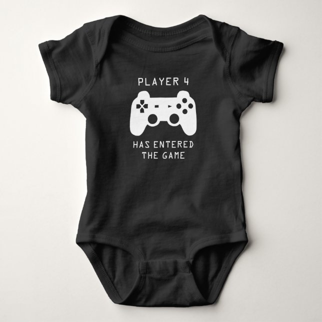 Spelare 4 har angett spelet t shirt (Framsida)