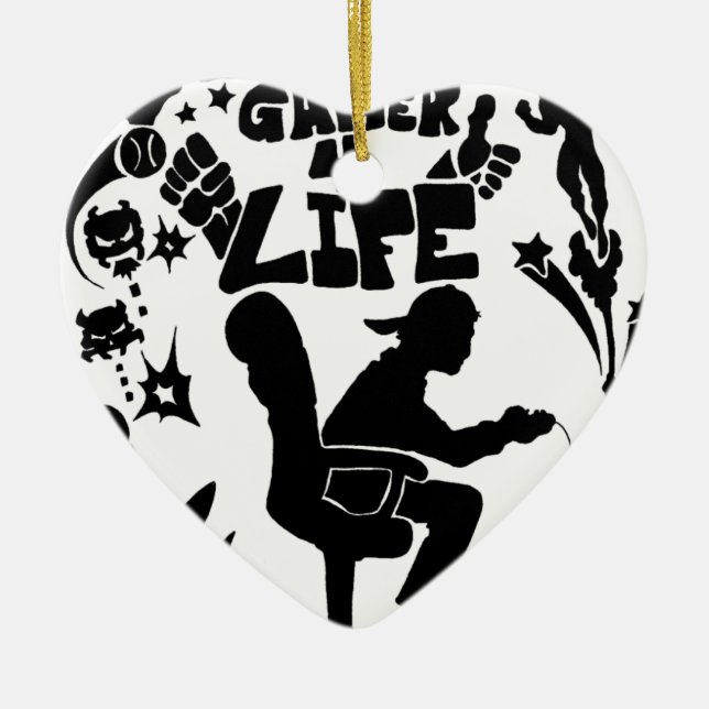 Spelare 4 Life Julgransprydnad Keramik (Framsidan)