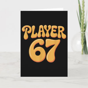 Spelare 67 Alpha Slang Gen 67:e Nummer 67 Kort