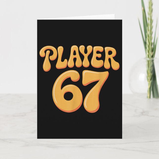 Spelare 67 Alpha Slang Gen 67:e Nummer 67  Kort (Framsida)