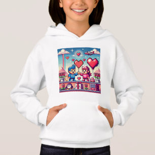 Spelare 8 bit Alla hjärtans dag  T Shirt