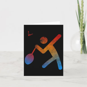 Spelare Badminton Champion T Shirt Play Gift Racke Kort