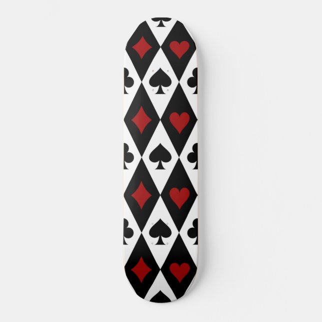 Spelare Casino Las Vegas Mini Skateboard Bräda 18,5 Cm (Framsida)