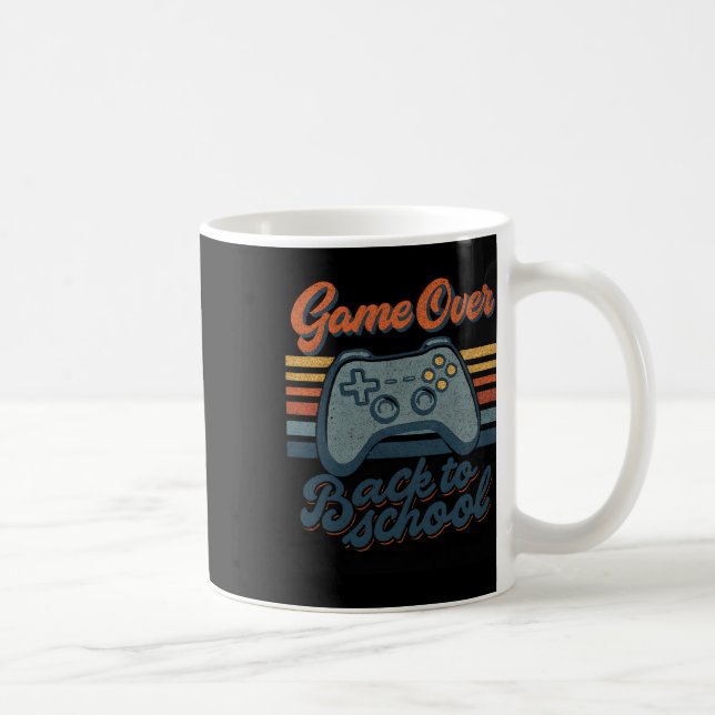 Spelare Ck Till Skolan Barnlärare Game Over Ck Til Kaffemugg (Höger)