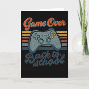 Spelare Ck Till Skolan Barnlärare Game Over Ck Til Kort