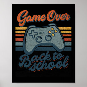 Spelare Ck Till Skolan Barnlärare Game Over Ck Til Poster