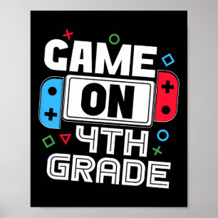 Spelare Ck Till Skolan Roligt Spel 4:e Klass Pojka Poster