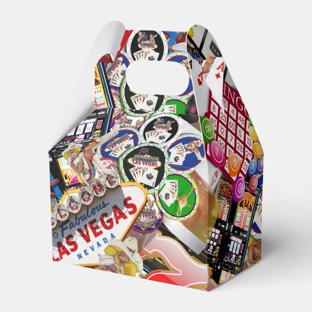 Spelare Delight - Las Vegas Icons Background Presentaskar (Framsidan Sidan)
