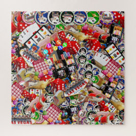 Spelare Delight - Las Vegas Icons Collage Pussel