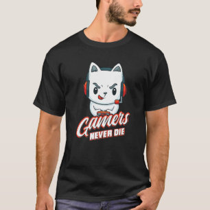 Spelare Dör Aldrig Online Spelande Dator Video Sp T Shirt