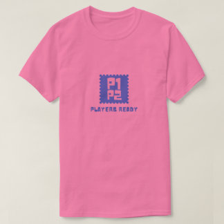 Spelare Ett Redo Retro Gaming T-Shirt