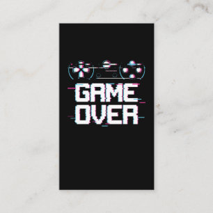 Spelare för Aesthetic Gaming Vaporwave Controller Visitkort