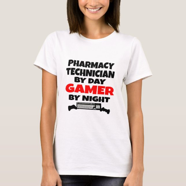 Spelare för apotekstekniker t-shirt (Framsida)