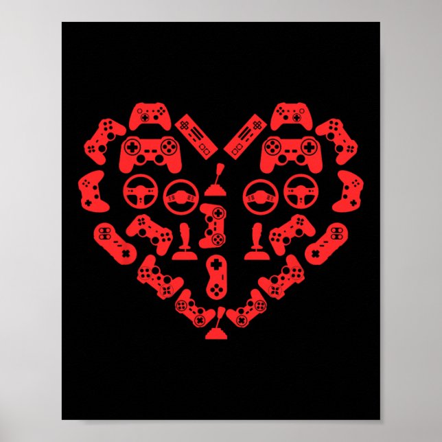Spelare för Coola för Valentines day- med styrenhe Poster (Framsidan)