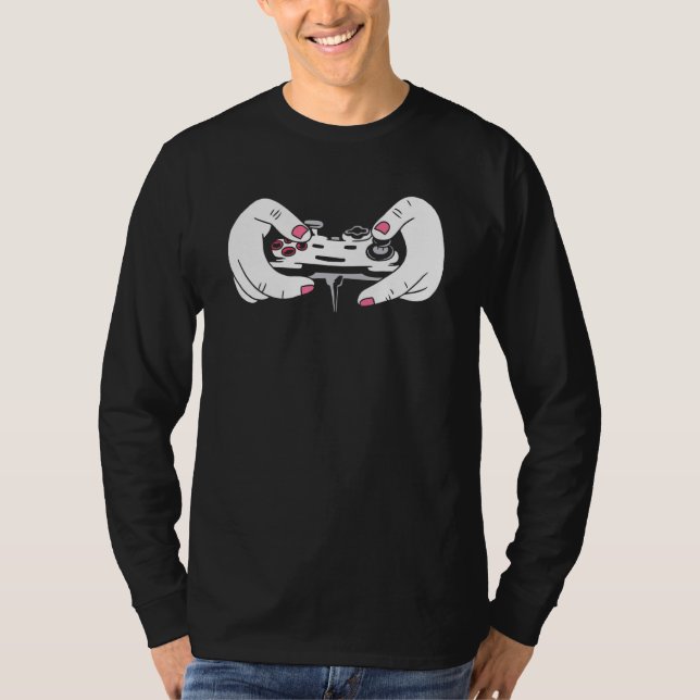 Spelare för Coola-spelaren för spelkontrollkonsole T Shirt (Framsida)