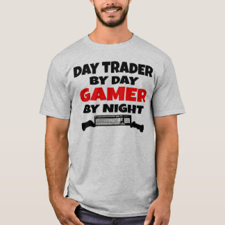 Spelare för daghandlare tee shirt