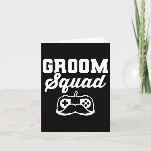 Spelare för Groom Squad Bachelor Party-Marskalkar Kort
