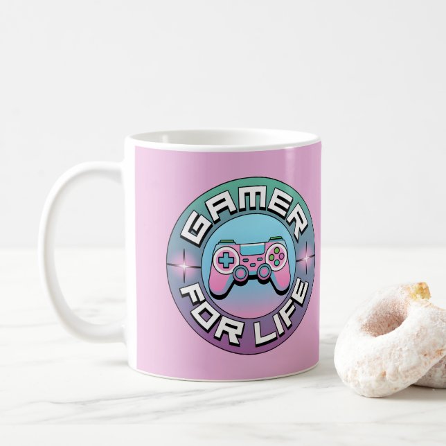 Spelare för livet kaffemugg (Med munk)