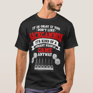 Spelare för Ljudspel för Bakgammon-citattecken T Shirt