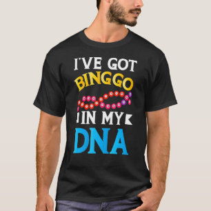 Spelare för Lucky Bingo Game Bingo Dna Caller Play T Shirt