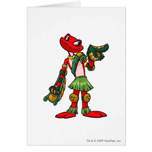 Spelare för Nimmo gåtaö Hälsningskort (Framsidan)