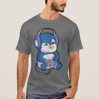 Spelare för pojkar spelar Gifteen tjej pingvin ans T Shirt