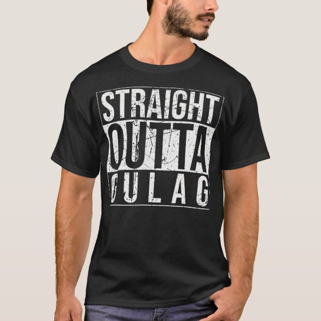 Spelare för raka videospel för Outta Gulag Video C T Shirt (Framsida)
