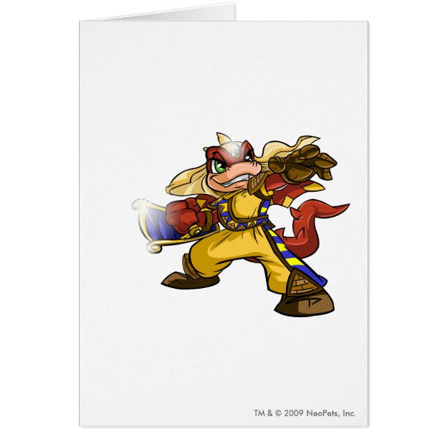 Spelare för Scorchio borttappadöken Hälsningskort (Framsidan)