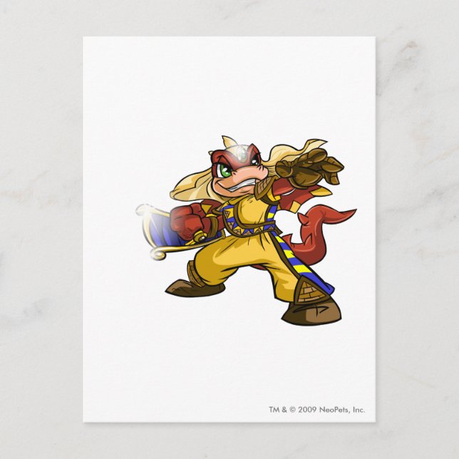 Spelare för Scorchio borttappadöken Vykort (Framsida)