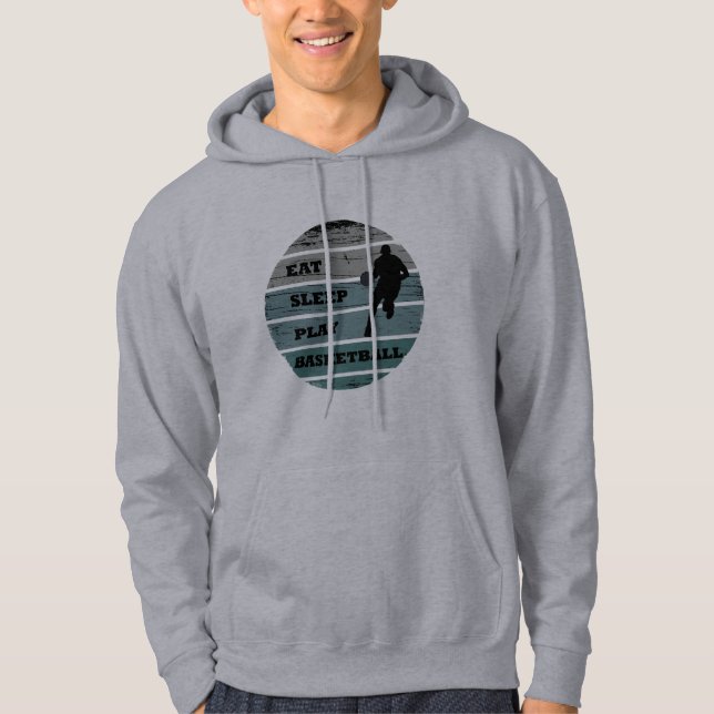 Spelare för sömnspel med basketboll hoodie (Framsida)