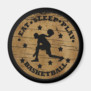 Spelare för sömnspel med basketboll magnet