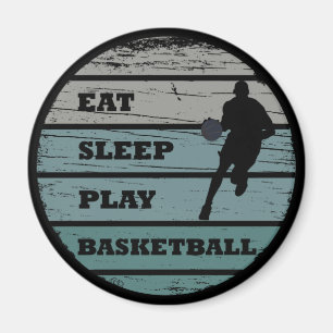 Spelare för sömnspel med basketboll magnet