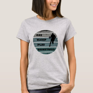 Spelare för sömnspel med basketboll t shirt