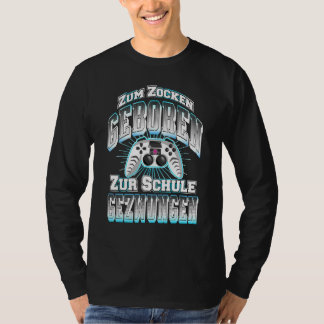 Spelare för spel som är födda i skolans forcerade  t shirt