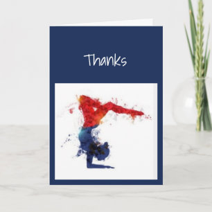 Spelare för Tack Appreciation Gymnastics Kort