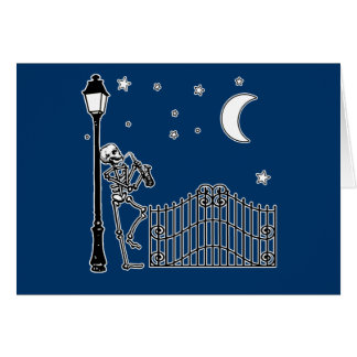 Spelare för VoodooJazzsaxofon Hälsningskort