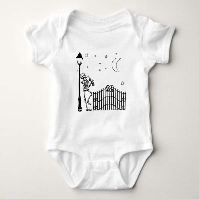 Spelare för VoodooJazzsaxofon Tee Shirt (Framsida)