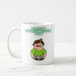 Spelare Från Sin Partner Jag Älskar Min Spelare Kaffemugg