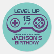 Spelare Gaming Level Up Video Games Birthday