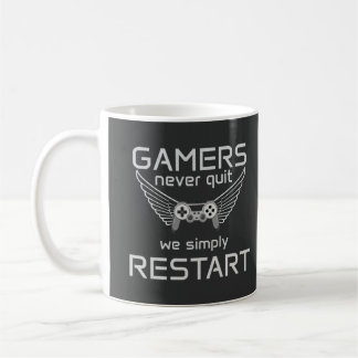 Spelare Ger Aldrig Upp Retro Citat Kaffemugg