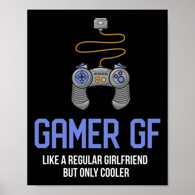 Spelare Gf Spelande Flickvän  Poster (Framsidan)