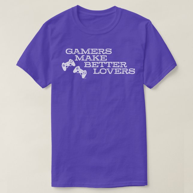 Spelare gör bättre älskare t shirt (Design framsida)