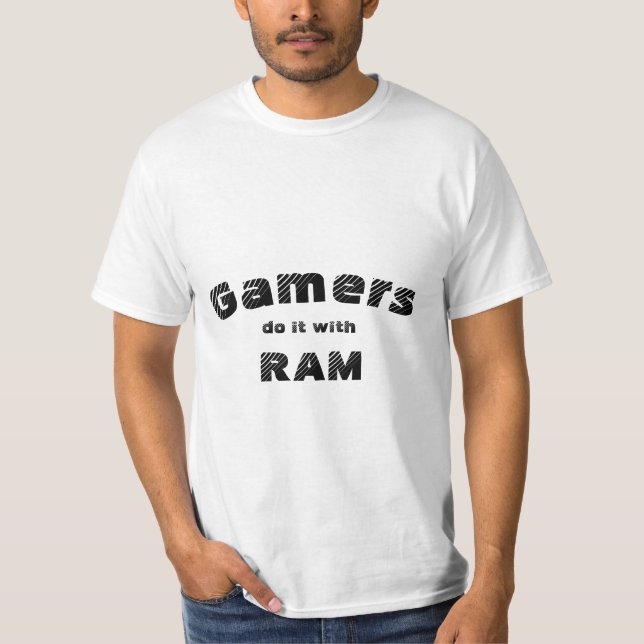 Spelare gör det med RAM T Shirt (Framsida)