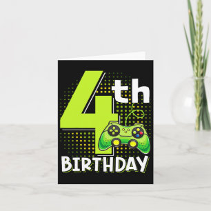 Spelare i 4e födelsedagen 4 år gammal, snygg video kort