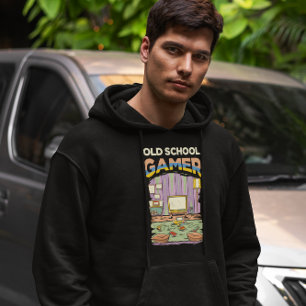Spelare i Old school - spel för retro-video Hoodie