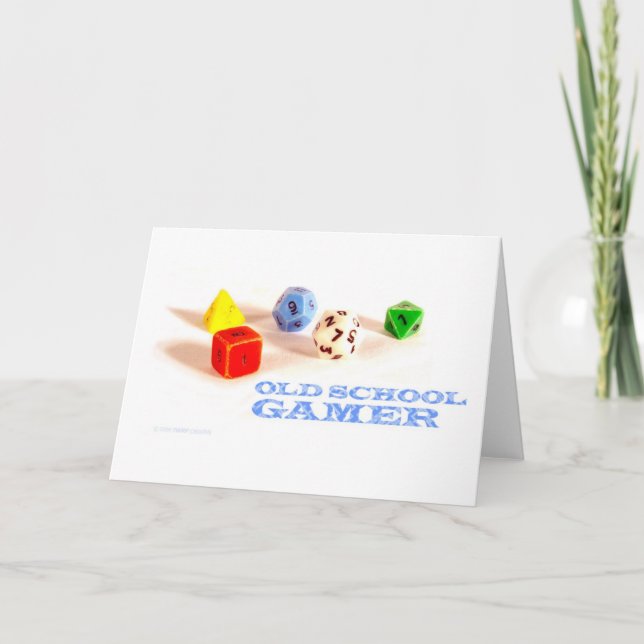 Spelare i Old school ・ Tomt kort (Framsida)