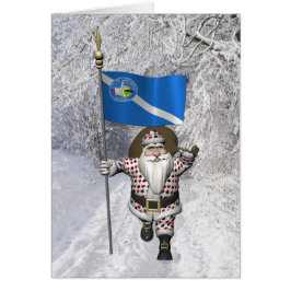 Spelare Jultomten med Las Vegas-anslutning Hälsningskort