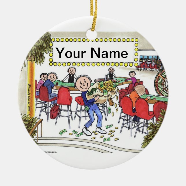 Spelare - Male Julgransprydnad Keramik (Framsidan)